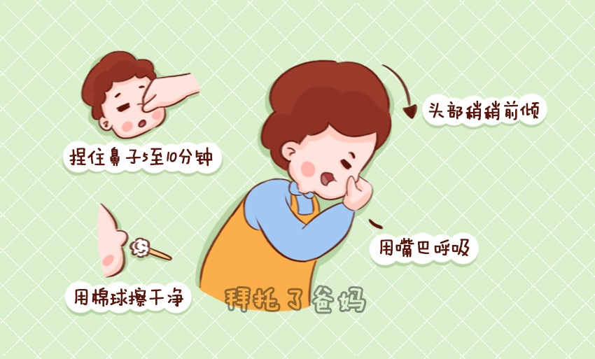 流鼻血鼻子可擦什么原因